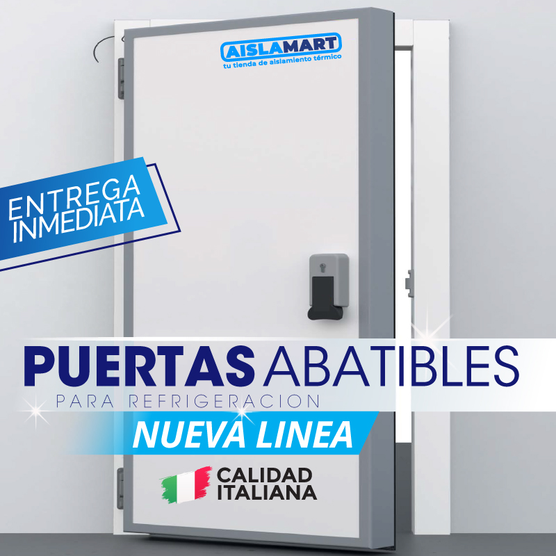 Puertas ABATIBLES para baja temperatura