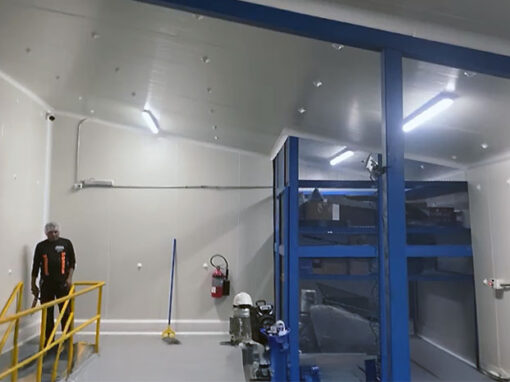 Proyecto de Recubrimiento Higiénico con Panel 30mm GlobeWall en Planta Layca